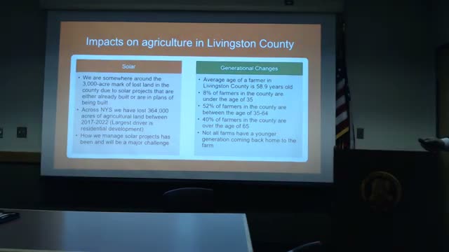 Livingston County farm leader highlights digesters, warns solar and overtime changes threaten dairy economics