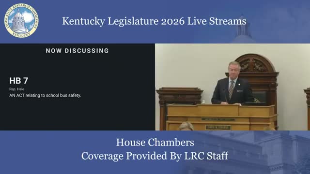Kentucky House approves stop-arm camera program for school buses, sets civil fines