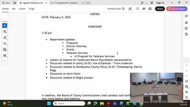 Montezuma County plans comprehensive-plan review and outreach as residents raise blight concerns