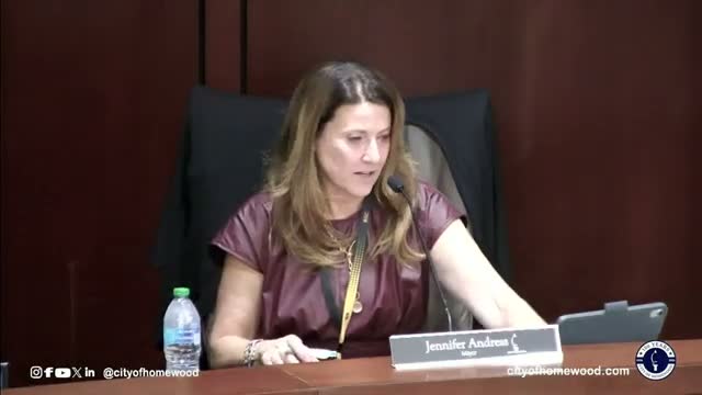 Homewood City Council approves development plan, streetlights, permits and surplus vehicle; several items carried over