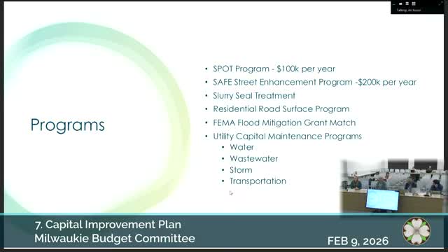 Staff outline major public-works projects, contamination issues and speed-radar plans