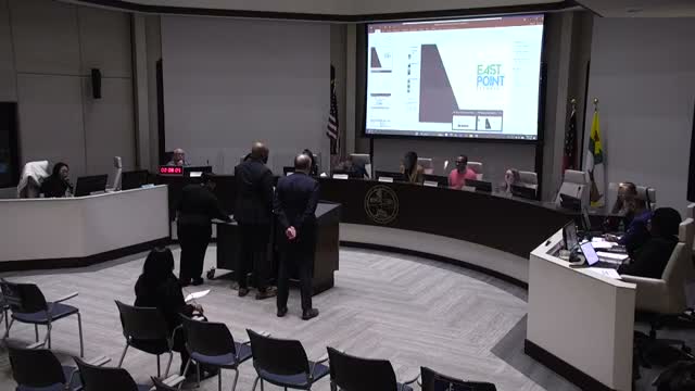 East Point council hears bank pitches as officials map an investment policy; city manager can reconfigure accounts to raise interest