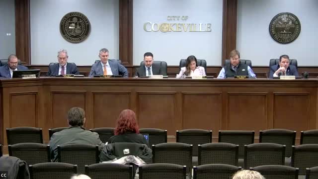 Cookeville Council approves consent agenda, infrastructure contracts and water contract amendments (5-0)