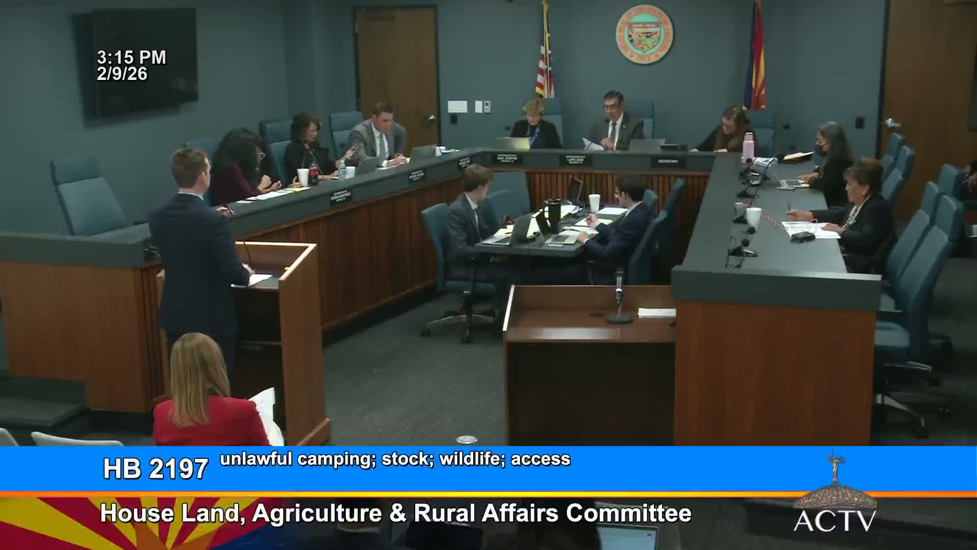 Committee backs ban on camping near stock and wildlife waters, adds misdemeanor penalty