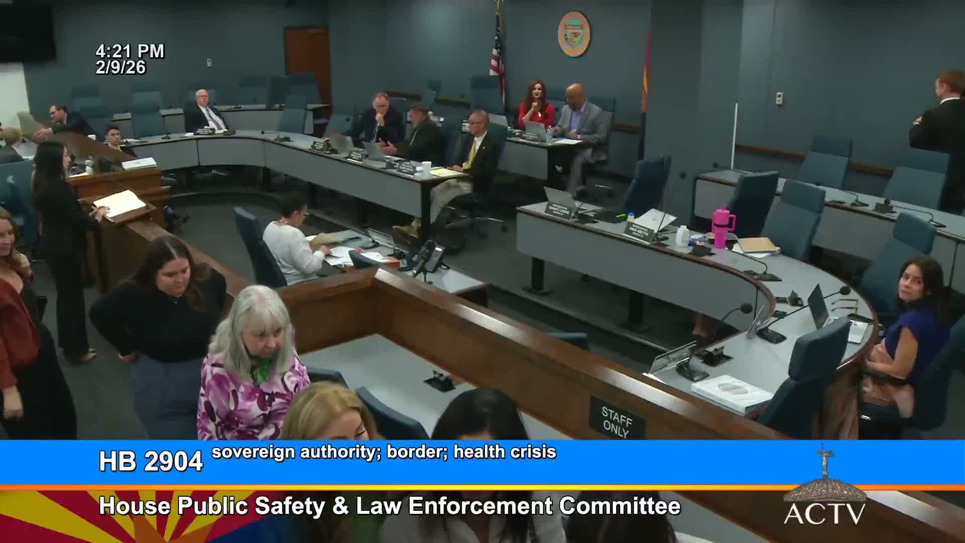 Committee advances bill declaring fentanyl trafficking across border a public‑health 'invasion'; civil‑liberty group warns of vague language