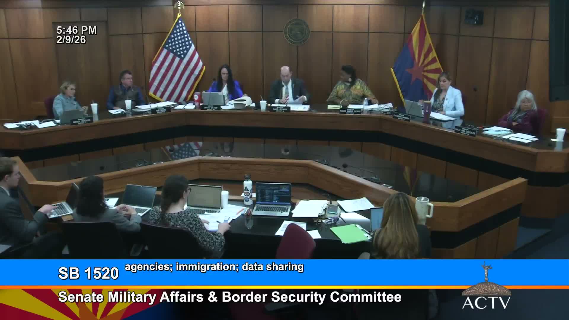 Panel advances bill requiring state data sharing with federal authorities on immigration status; health and social‑service witnesses warn of chilling effect