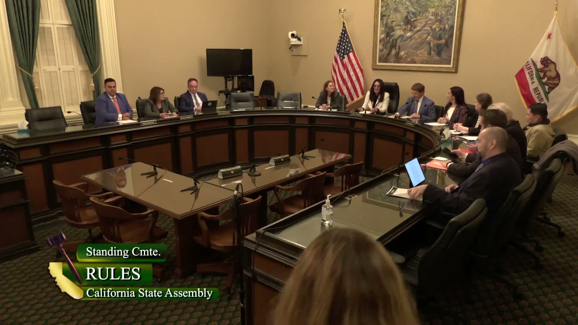 Rules Committee approves consent agenda and adjourns