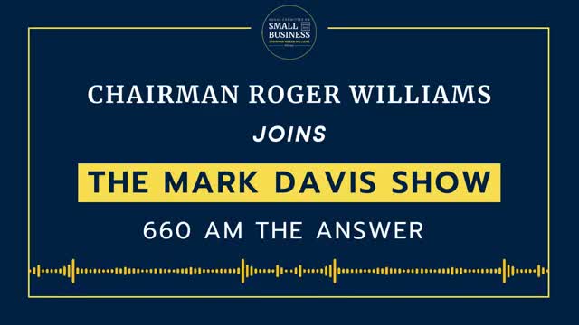 Rep. Roger Williams: Tax changes and rate cuts 'put cash in the system' for small business