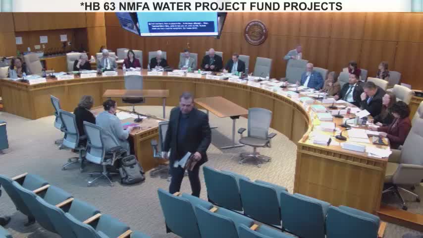 NMFA-backed bill authorizes loans and grants for 113 water projects