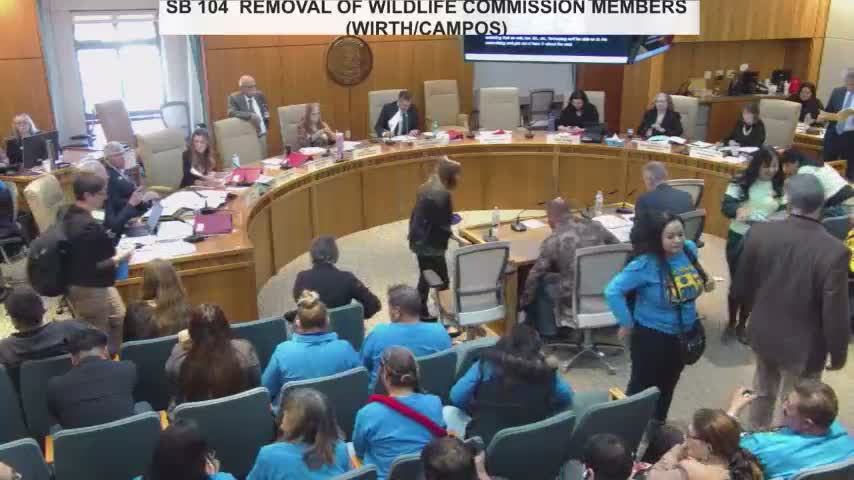 Committee okays bill to channel wildlife-commission removals to governor and Supreme Court