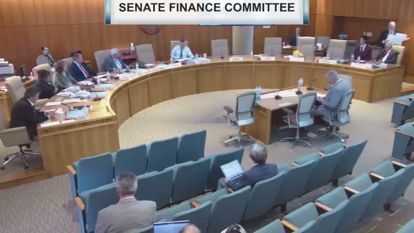 Senate Finance Committee reviews House Bill 2 language, flags broad "bar" authority and several items for follow-up