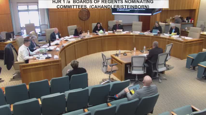 Committee gives due pass to resolution creating nominating commissions for university regents