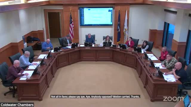 Coldwater council hears pitch for state 'Rx Kids' cash-transfer program but motion to join fails
