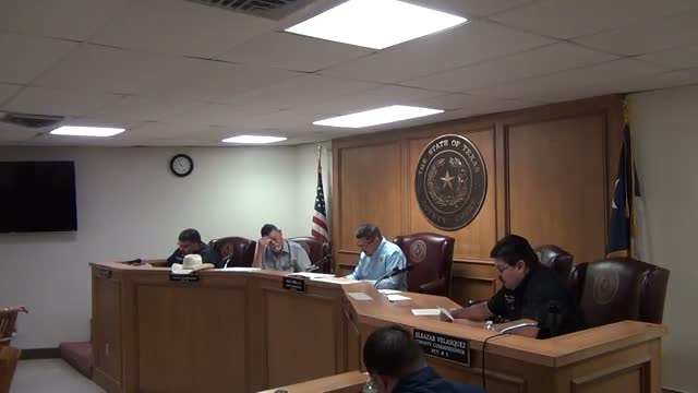Starr County Commissioners approve contracts, grants and budget amendments; executive session on salaries