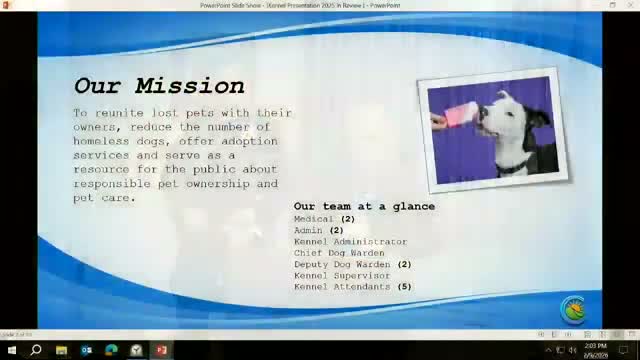 Clermont County shelter reports 97.5% live-release rate, highlights facility upgrades and enforcement activity