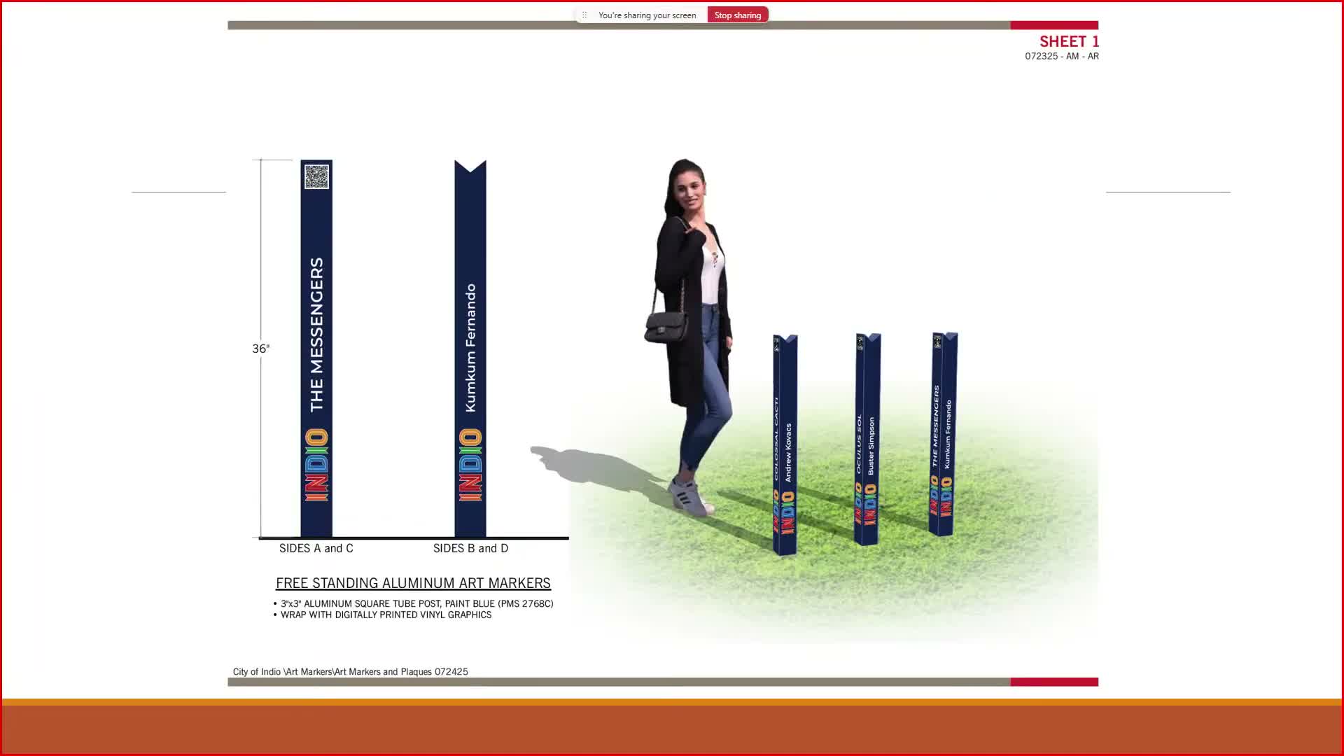 Indio arts commission selects vendor for 30 branded signs at about $17,300; rollout planned