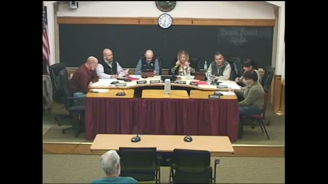 Select Board approves minutes, an appointment and scholarship questions; Town Administrator reports on projects and openings