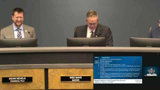 At a glance: Council approves consent agenda and sets May 2 city election