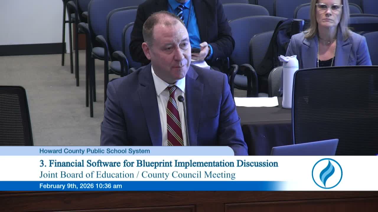 HCPSS CFO: state delayed minimum school funding timeline, district to add staffing before buying tracking software