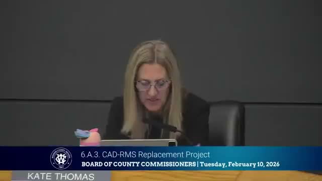 Commissioners press Hexagon on delays and open tickets for countywide dispatch upgrade