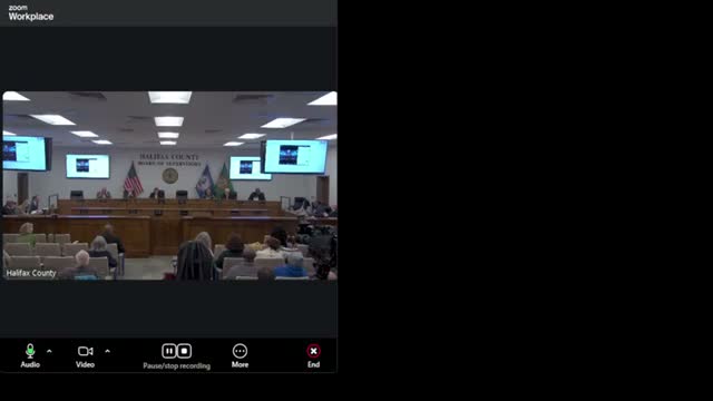 Residents press Halifax County for public pool and business-friendly policies; one speaker raises prosecutorial misconduct allegations
