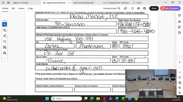 Board approves two retail liquor licenses, including new shop in Ute Mountain Ute-owned building