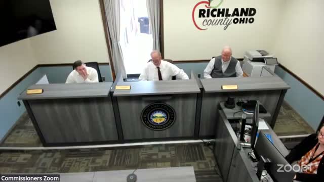 Richland County commissioners approve routine purchases, facility fixes, pay bump and grant amendment; enter executive session on union talks