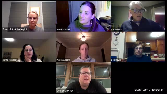 Southborough Youth Commission interviews applicant Kayla Monczak; approves Jan. 13 minutes