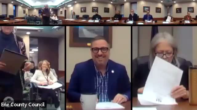 Public commenter urges Erie County to adopt ACLU/Common Cause recommendations and warns 'SAVE Act' changes could disenfranchise voters