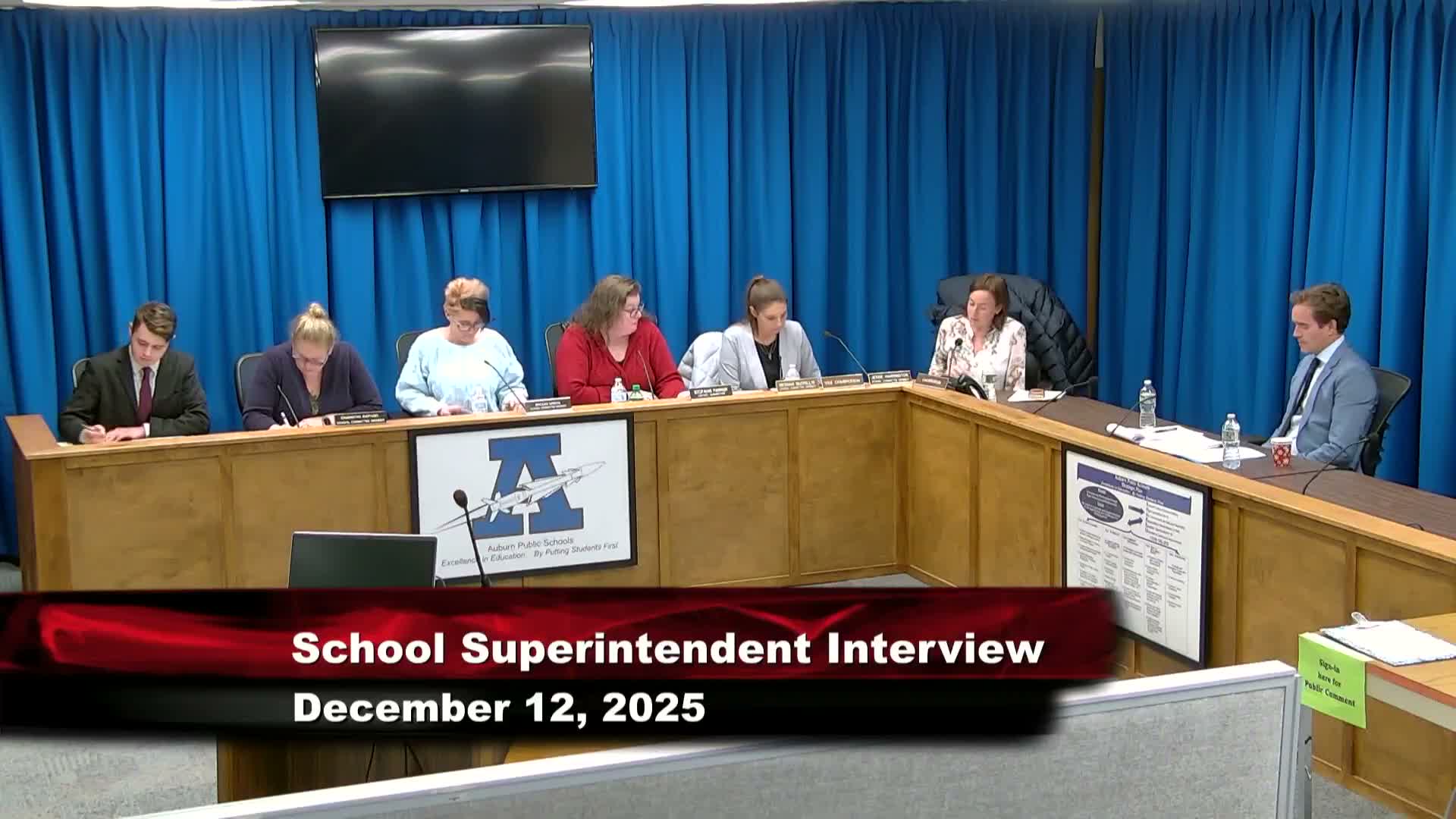 Auburn School Committee interviews final superintendent finalist Timothy McCormick, decision expected Tuesday