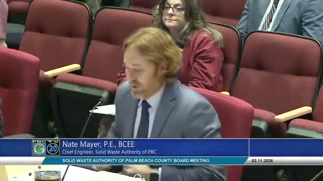 SWA leases Cross State Landfill parcel to Coastal Waste; equine‑waste and biochar proposals discussed