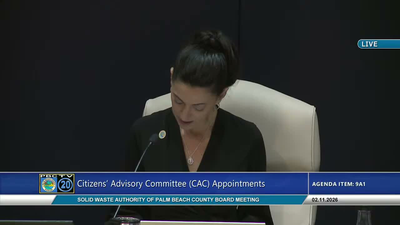 Palm Beach County Solid Waste Authority awards franchise contracts, sets mixed service levels after debate