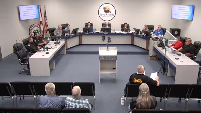 Port Richey council approves multiple code changes, aligns sign and temporary-shelter rules with state law