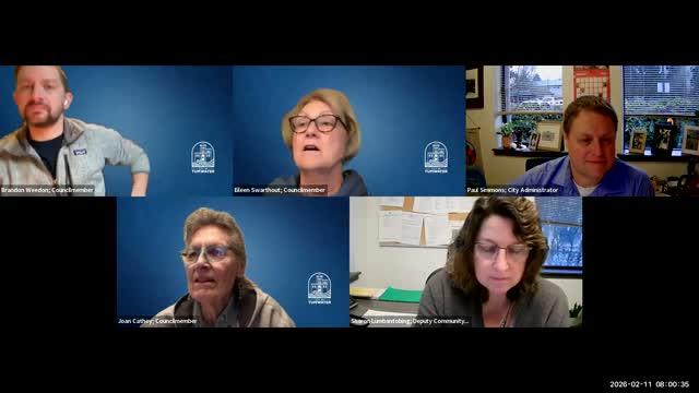 Tumwater committee approves minutes, elects Swartout chair and moves meeting to 11 a.m.