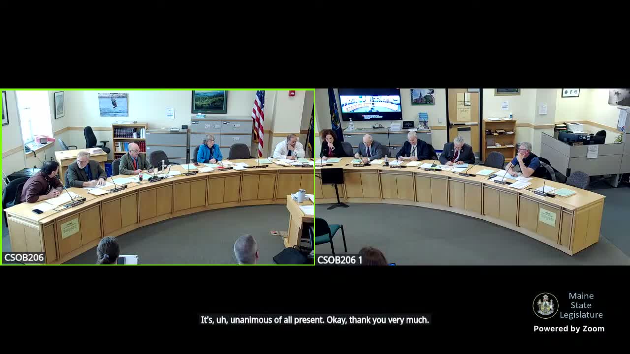 Committee tables LD 2054 after wide-ranging debate over lodge permits, swaps and enforcement