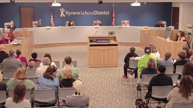 Kyrene board recognizes students, names spelling-bee champ and hears two public commenters