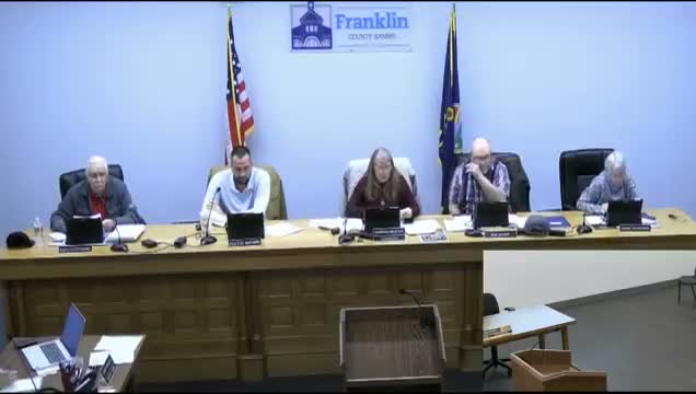 Franklin County public works reviews no‑cost lease for on‑site hydraulic hose‑repair equipment