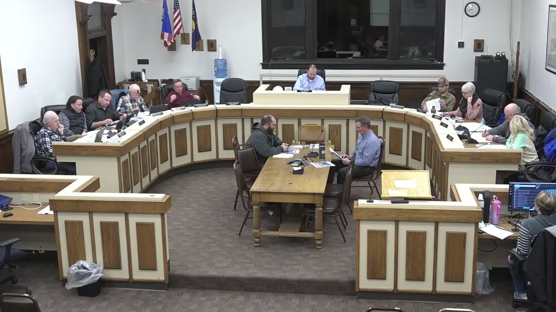 Council places multiple communications on file, holds several land-sale requests in abeyance