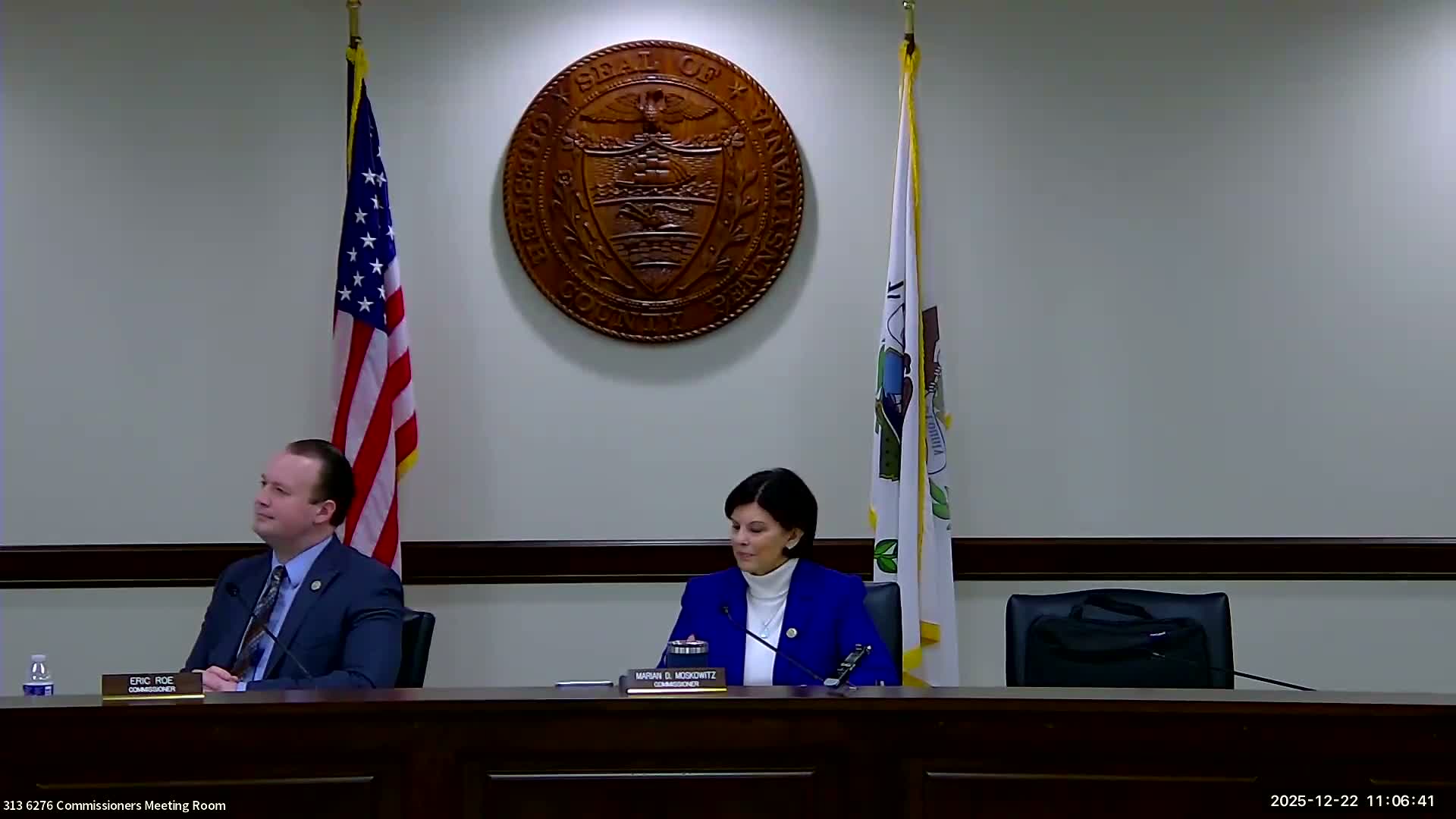 Residents urge Chester County commissioners to hold public forum on election review; commenter alleges 'two failed elections'