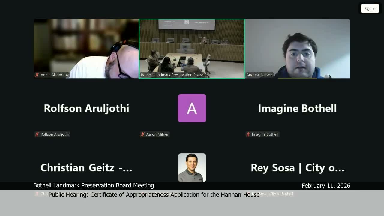 Board approves Hannon House upgrades to improve accessibility, retain historic fabric