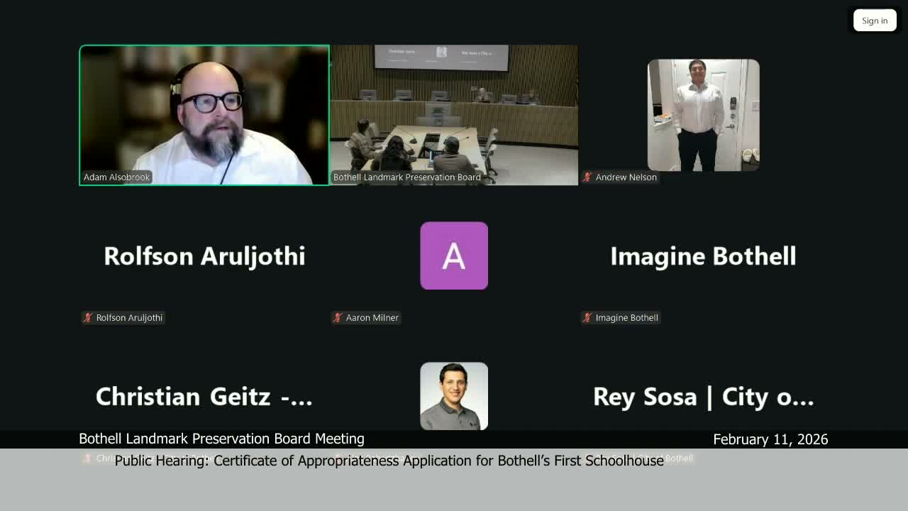 Bothell board approves accessibility upgrades for city’s first schoolhouse