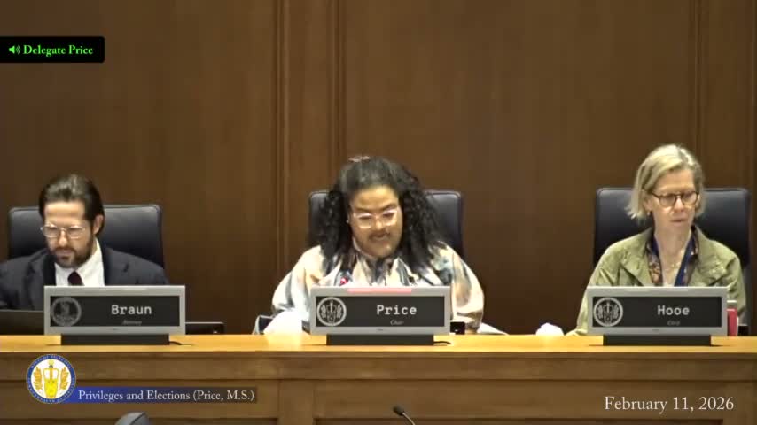 Privileges and Elections Committee adopts SJR 69–74 to confirm prior governor’s appointments