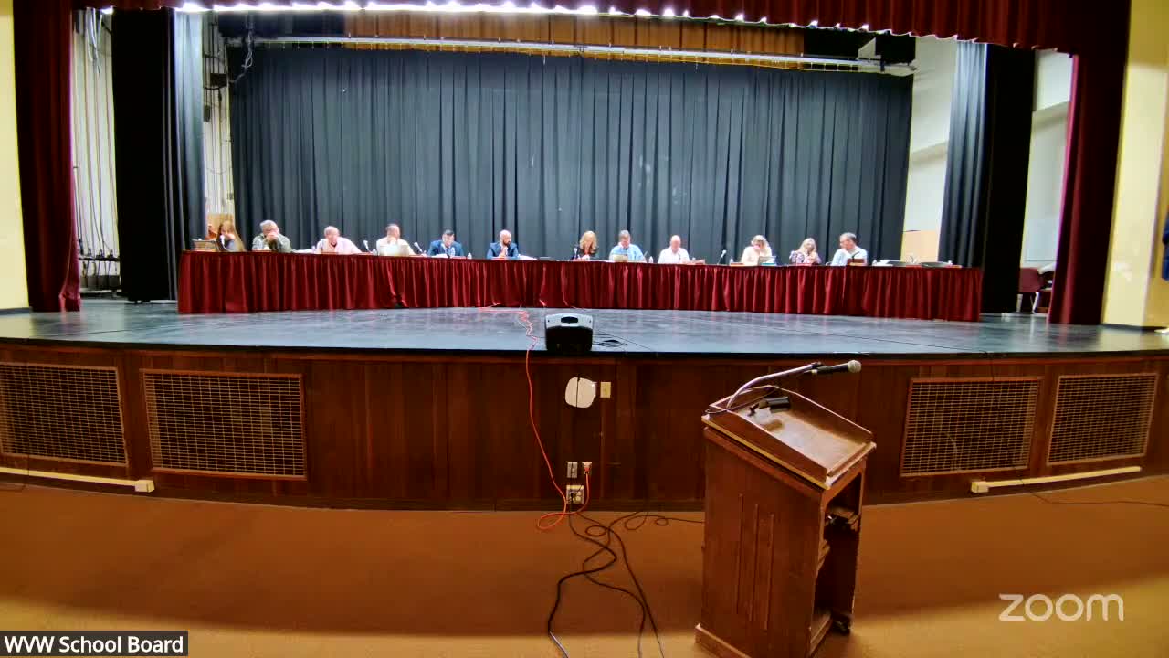 Wyoming Valley West board approves recommended action items; staff packet mostly adopted, item 18 tabled