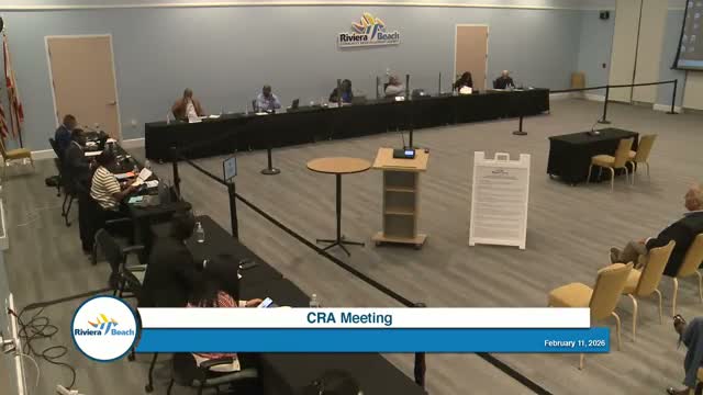 Riviera Beach CRA hears resident demands for resilience, binding community benefits as developer selection is scheduled