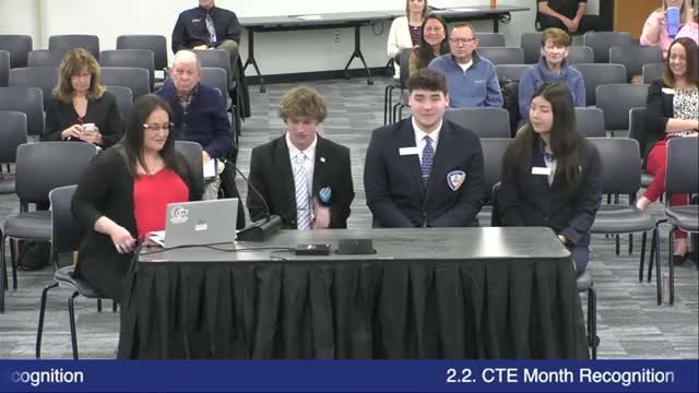 Nebraska students national officers tell board how CTE shaped leadership — and raise AI questions