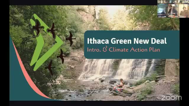 Sustainability staff outline Green New Deal goals and interactive climate action matrix for council prioritization