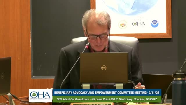 OHA committee adopts staff positions across nine legislative matrices, amends stances on several bills