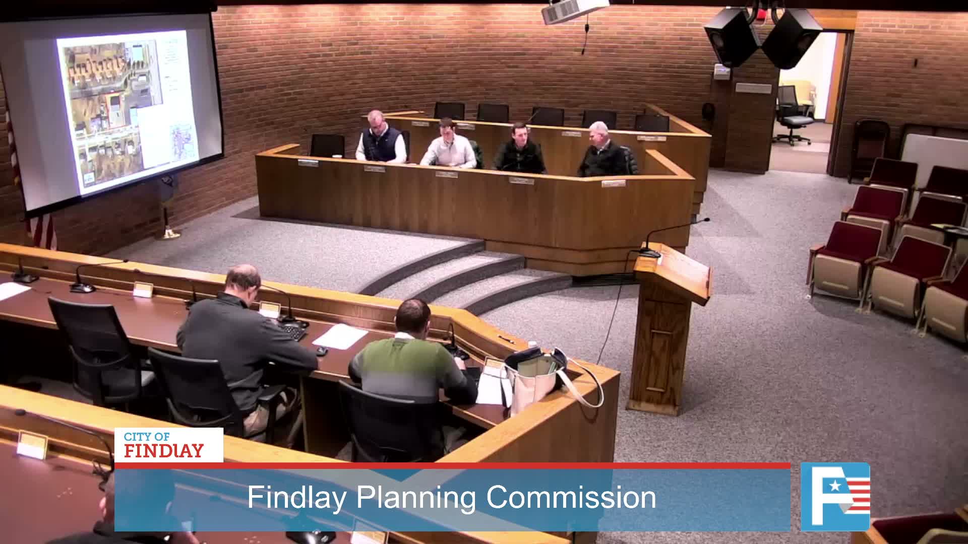 Findlay commission approves contractor-shop conditional use for Simple Basics LLC with lighting, screening and hours conditions