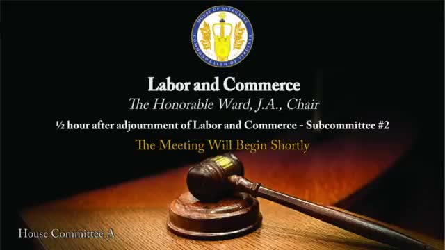House Labor and Commerce panel advances broad package of labor, insurance and energy bills