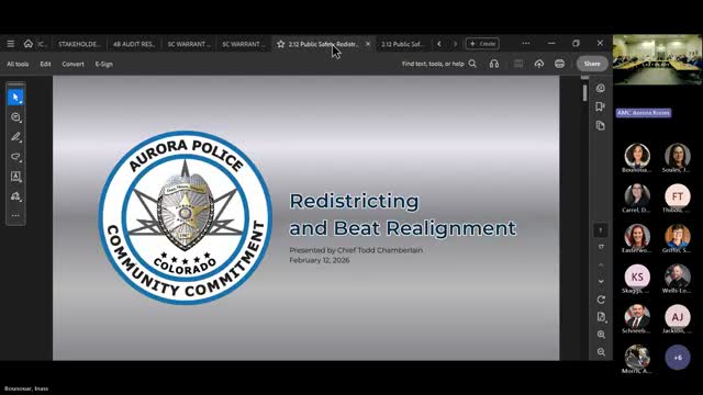 Aurora Police outline redistricting to cut response times and clarify immigration role